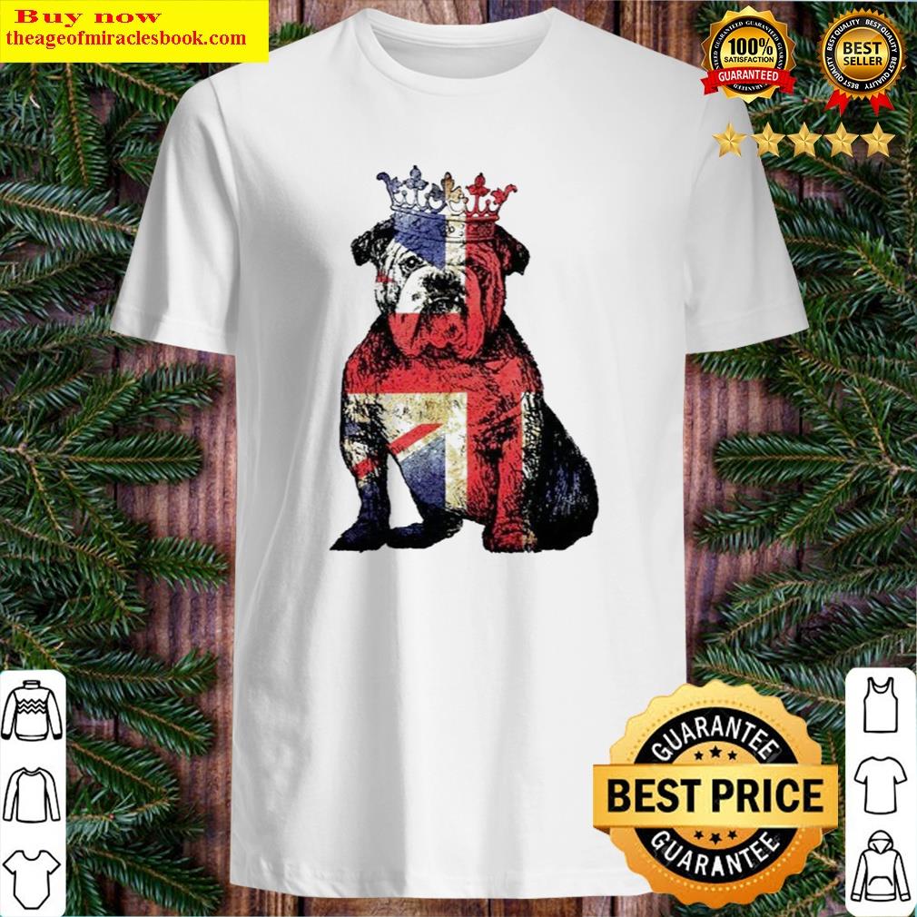 Bulldog Union Jack Queen's Platinum Jubilee Shirt Shirt