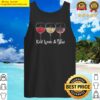 gorgeous red wine blue 4th of july tank top