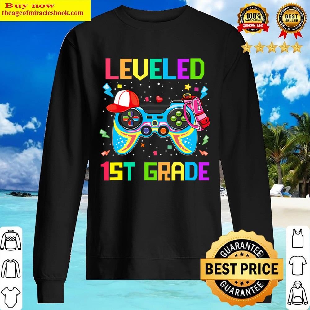 1st Grade Gamer First Day Of First Grade Boys Back To School Shirt Sweater