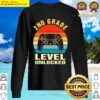 2nd grade level unlocked video game back to school boys sweater