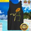 black cat sunflower gifts for cat lovers cat mom cat lady tank top
