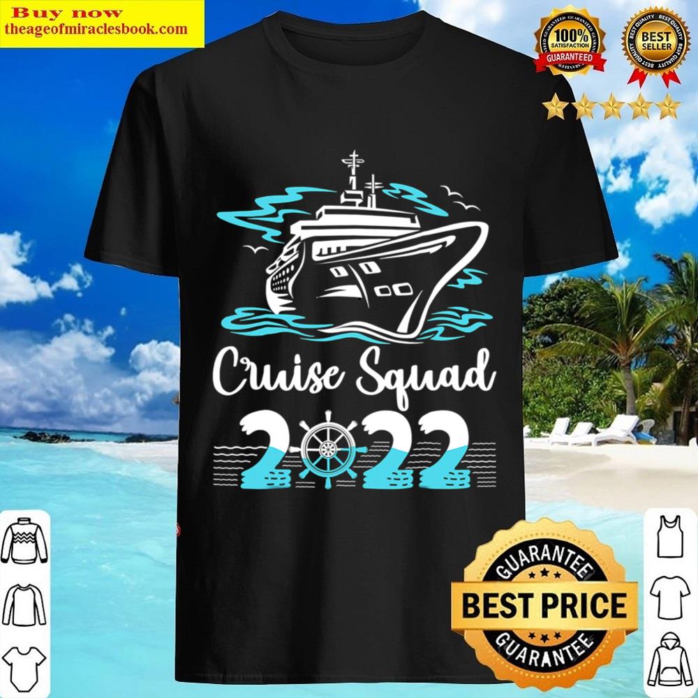 Black Cruise Squad Family Cruise Family Matching Vacation 2022 Shirt