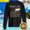 black donkey pox the disease destroying america funny anti biden sweater
