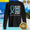 black family prostate cancer awareness light blue ribbon survivor sweater