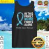 black family prostate cancer awareness light blue ribbon survivor tank top