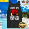 black halloween witch playing volleyball game sport broomstick tank top