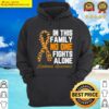 black in this family no one fight alone leukemia awareness hoodie