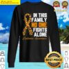black in this family no one fight alone leukemia awareness sweater