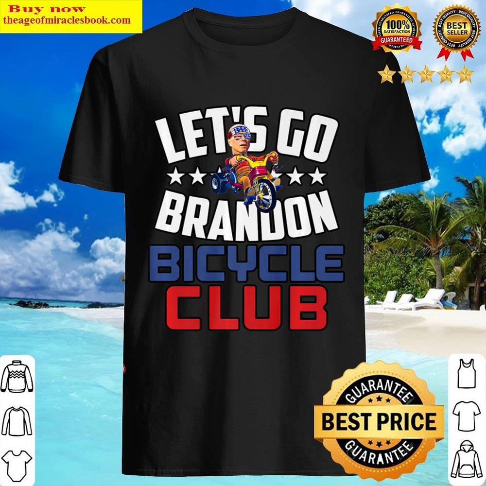 Black Let Go Brandon Anti-biden Social Club Biden Bike Democrat Republican Usa Shirt
