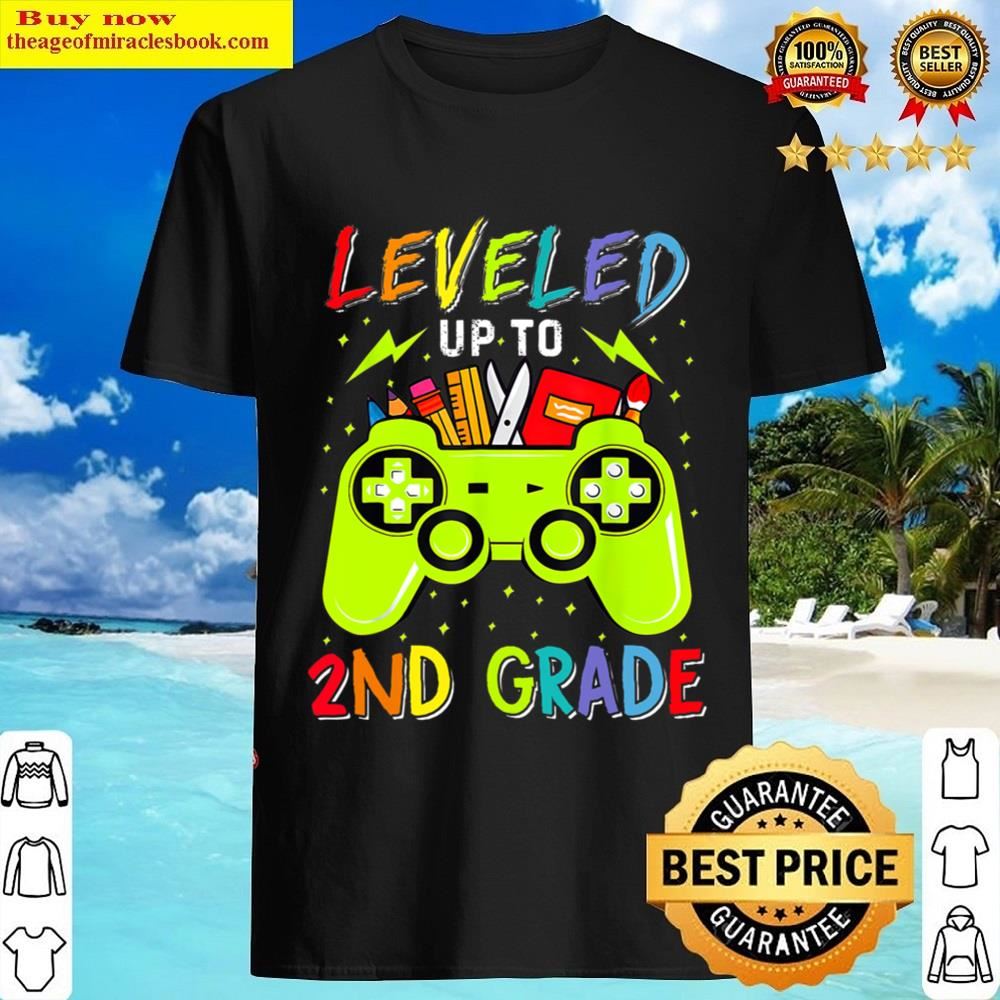 Happy First Day Of School 2nd Grade Vibes Video Game Boys Shirt