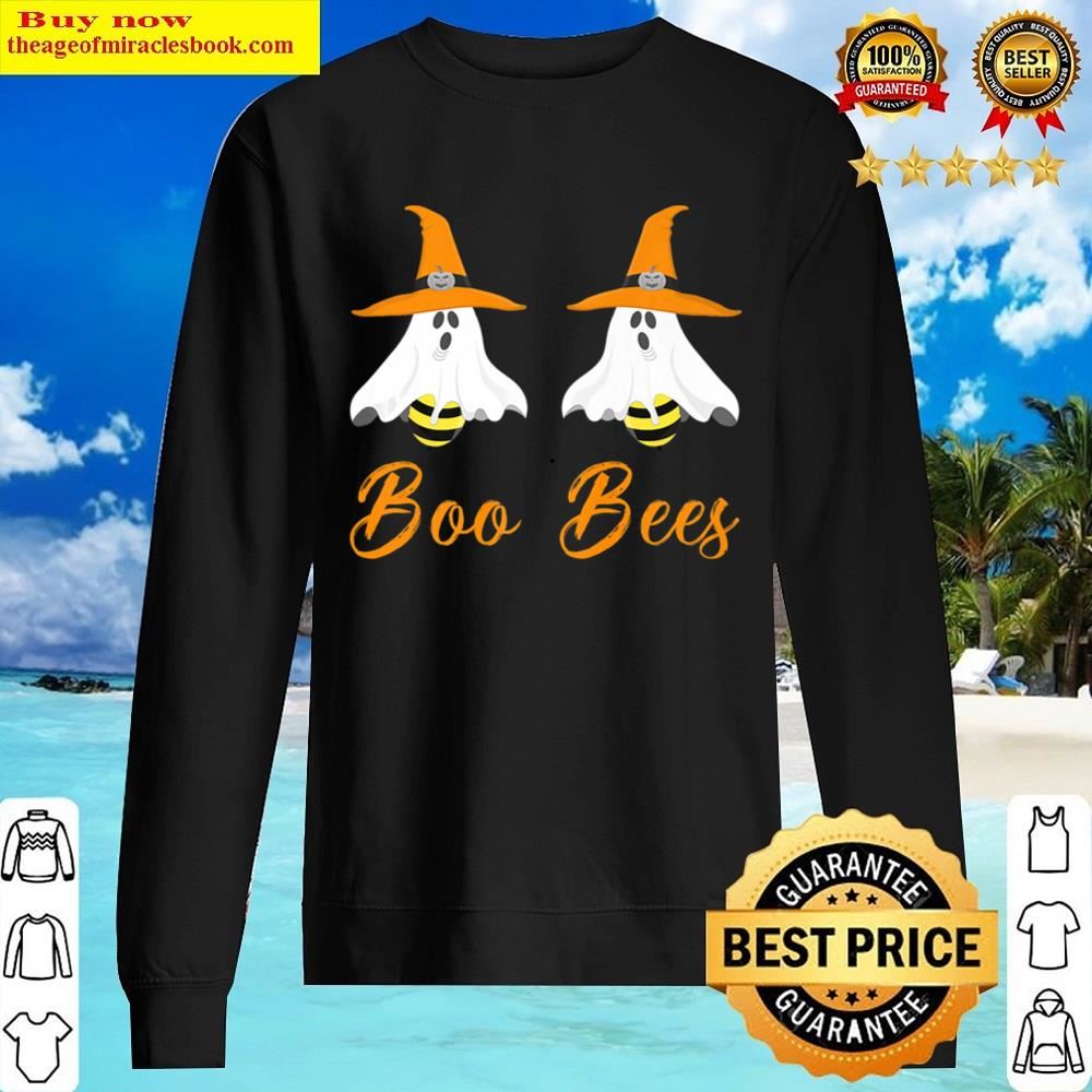 Hat Witch Boo Bees Couples Halloween Cute Premium T-shirt Shirt Sweater
