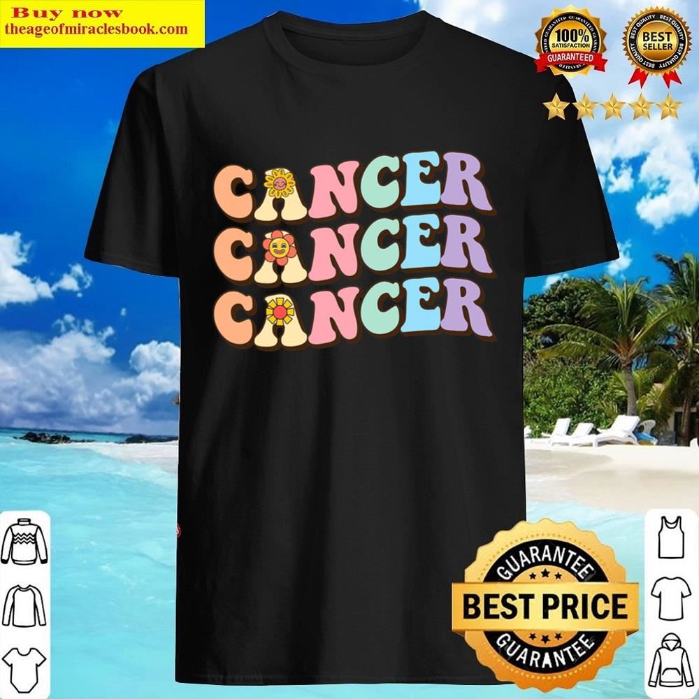 Lovely Cancer Awareness Flowers Support Cancer Patients T-shirt Shirt