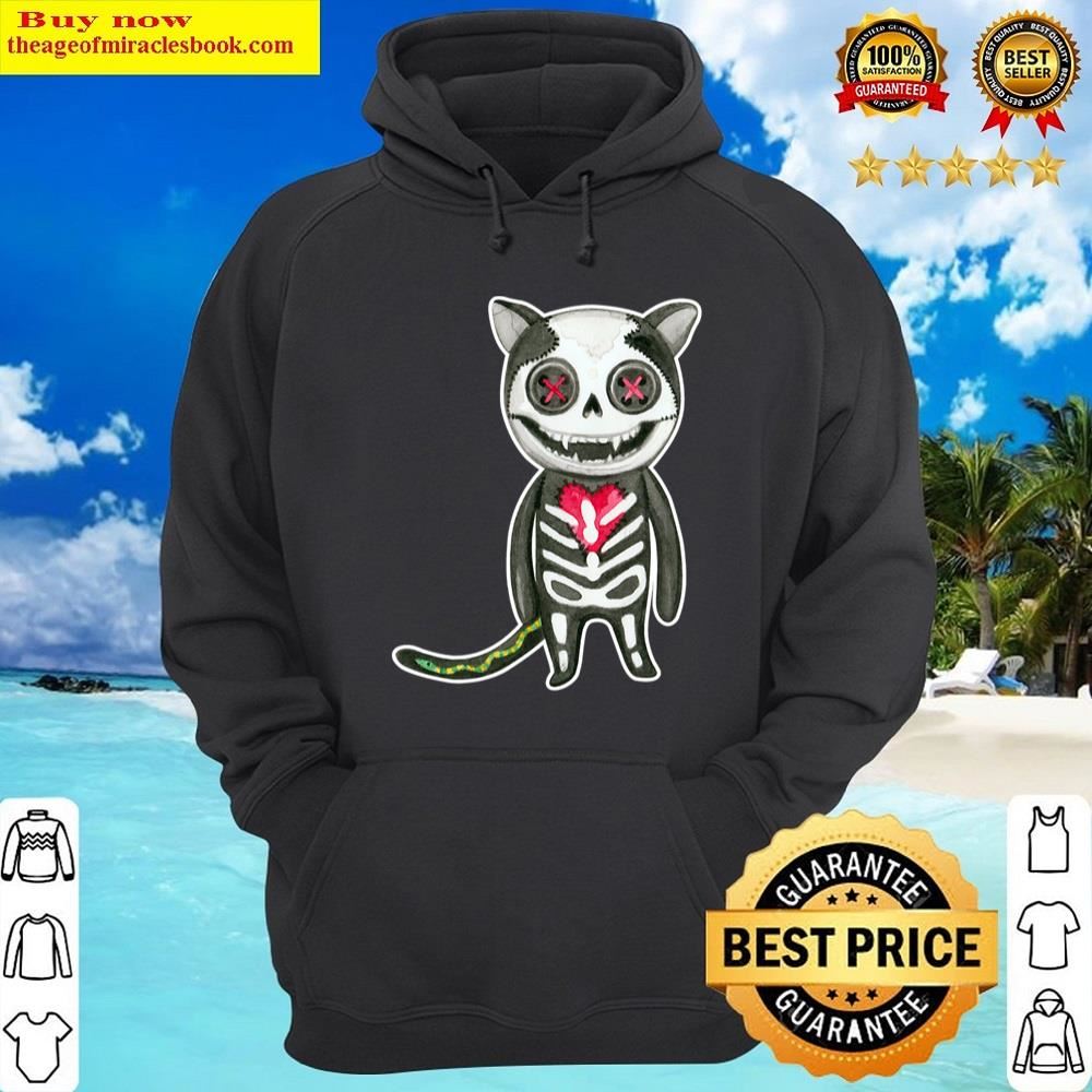 Scary Funny Cat Halloween Shirt Hoodie