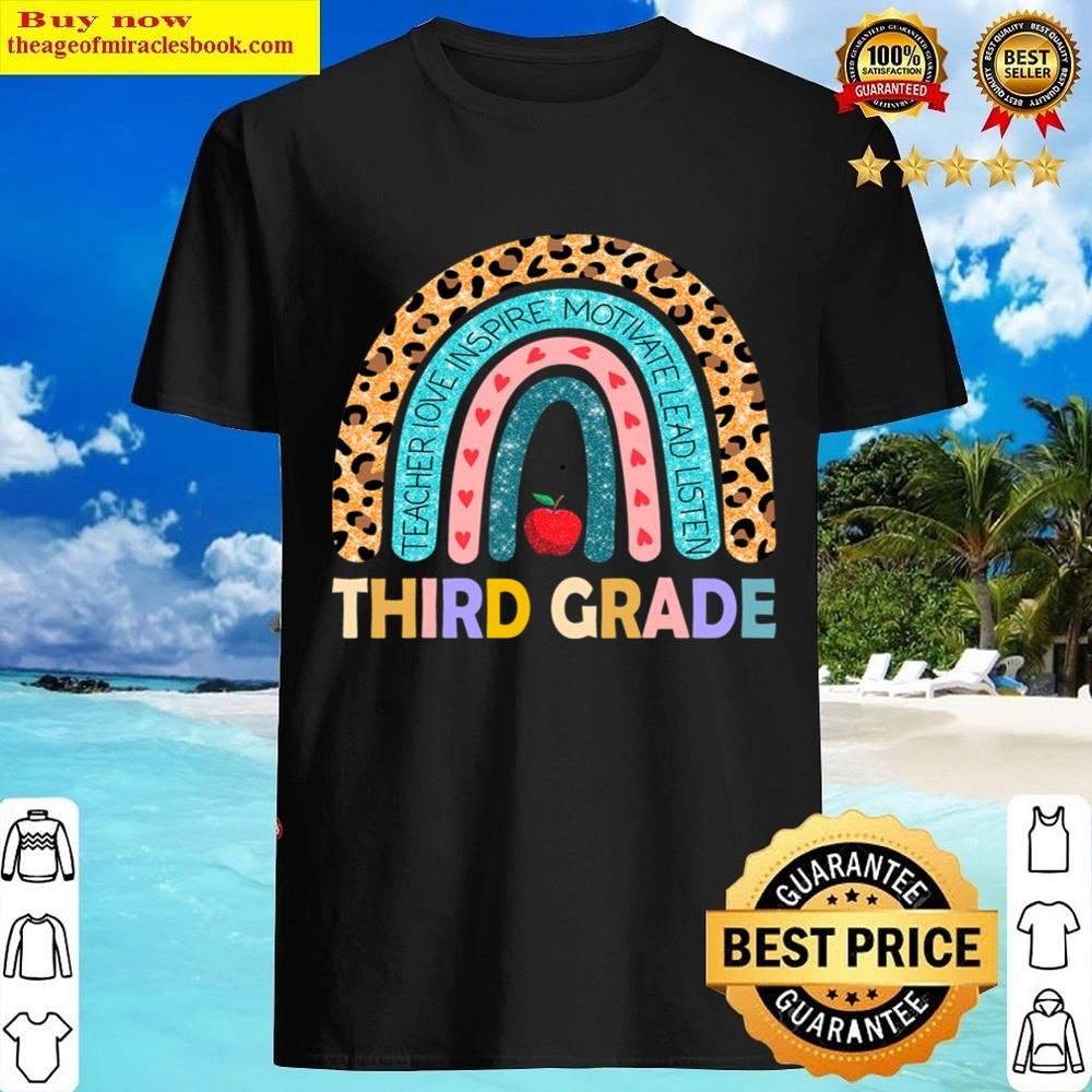 Third Grade Back To School For Teachers And Students Shirt