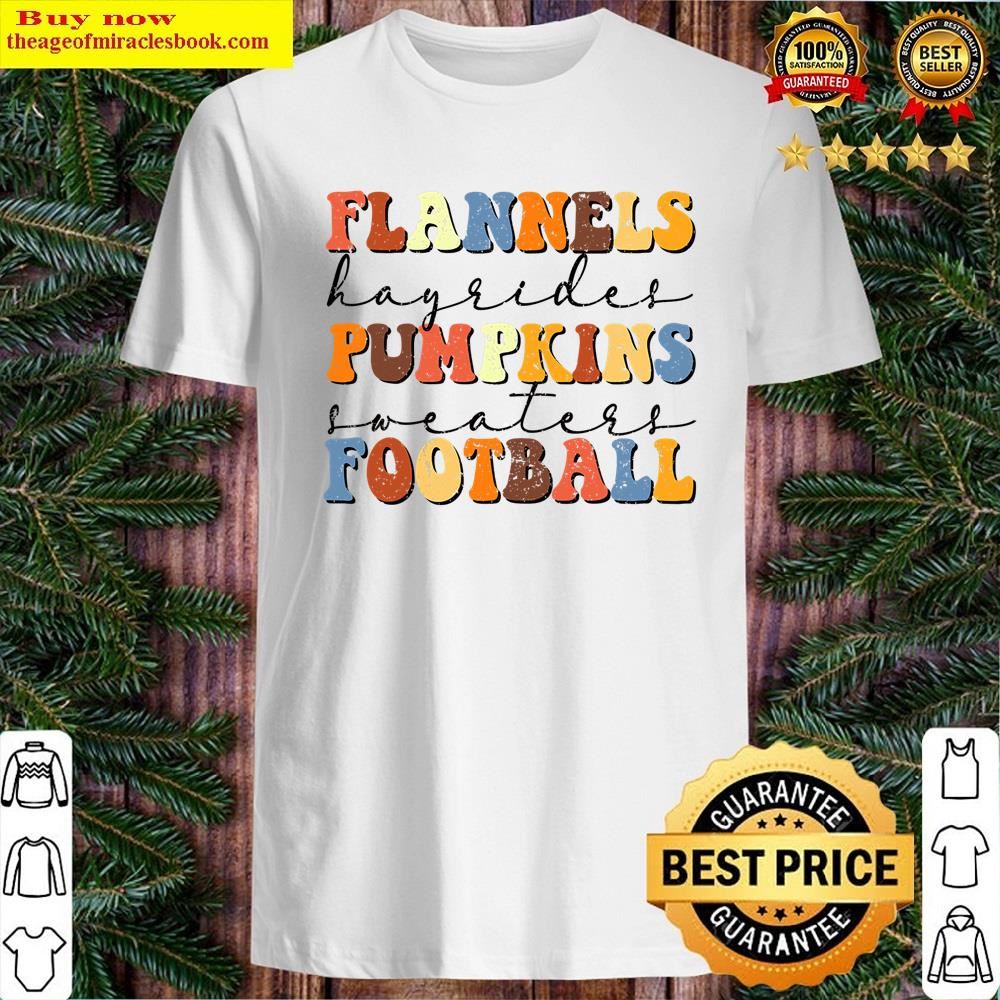 White Flannels Hayrides Pumpkinss Football Shirt