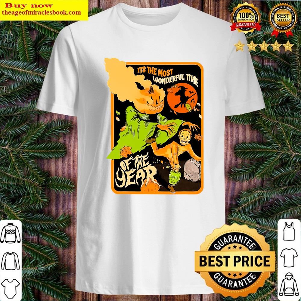 White It’s The Most Wonderful Time Of The Year Halloween Shirt