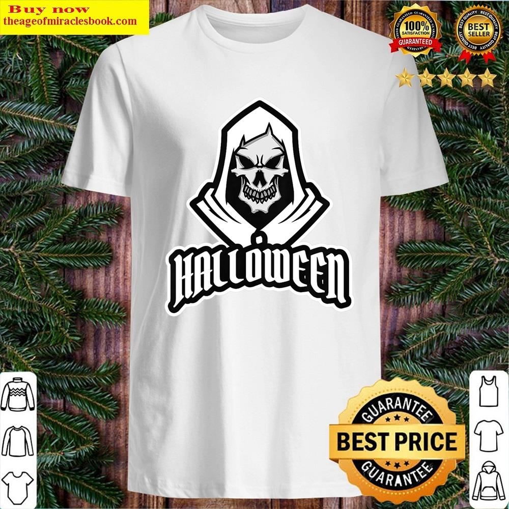 White Kids White Halloweens For Kids Grim Reaper Halloween Shirt