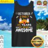 35th birthday october 1987 35 year old t shirt tank top