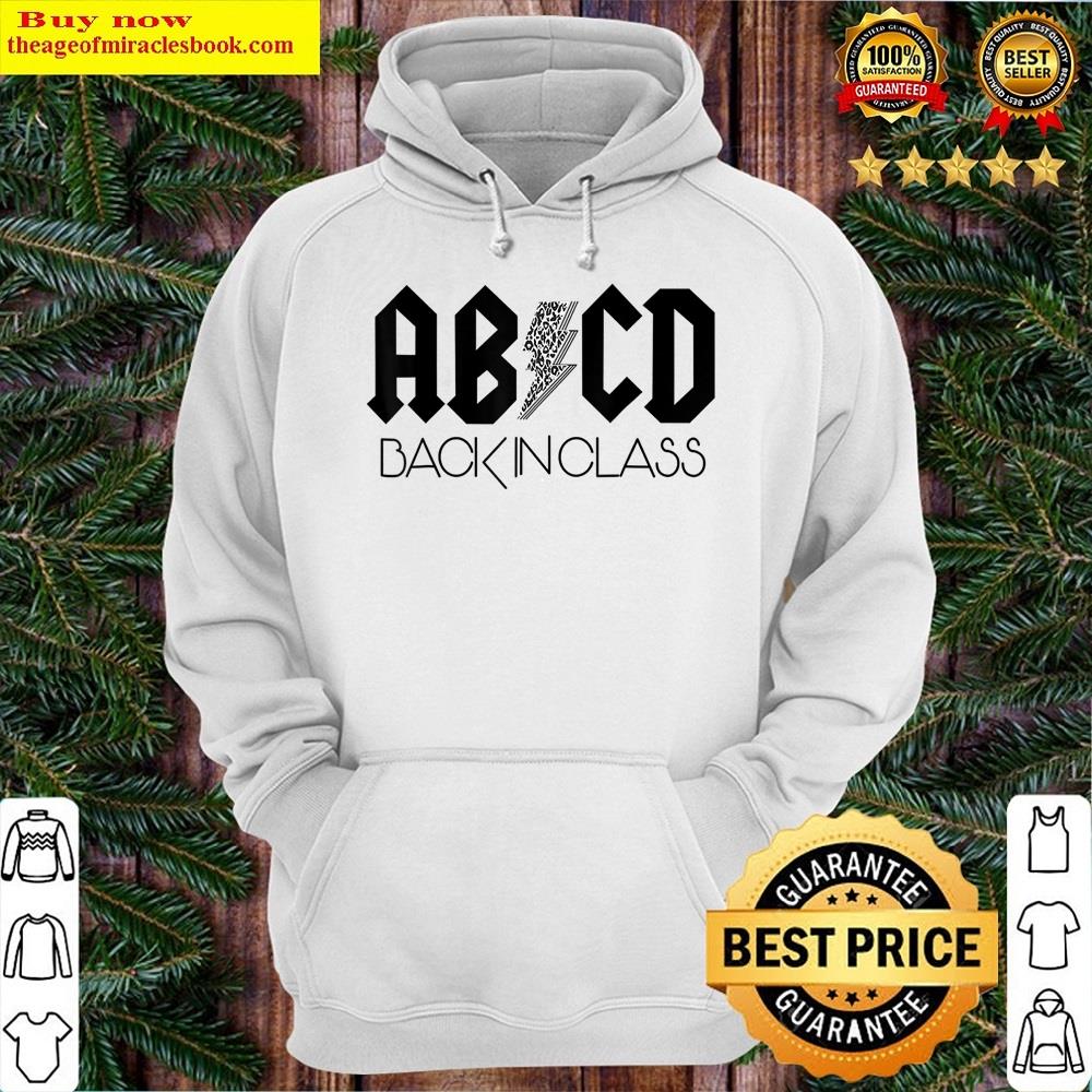 abcd back in class leopard back to school hoodie