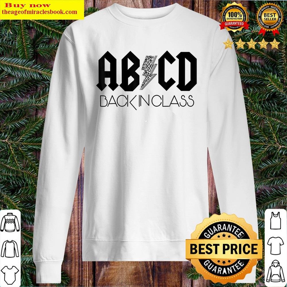 abcd back in class leopard back to school sweater
