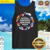 all countries hands heart hispanic heritage month tank top
