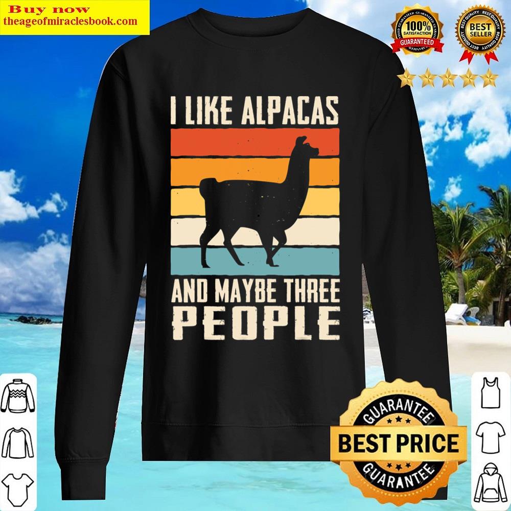Alpaca Llama Animal Shirt Sweater