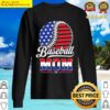 baseball mom american flag gift for mother sweater