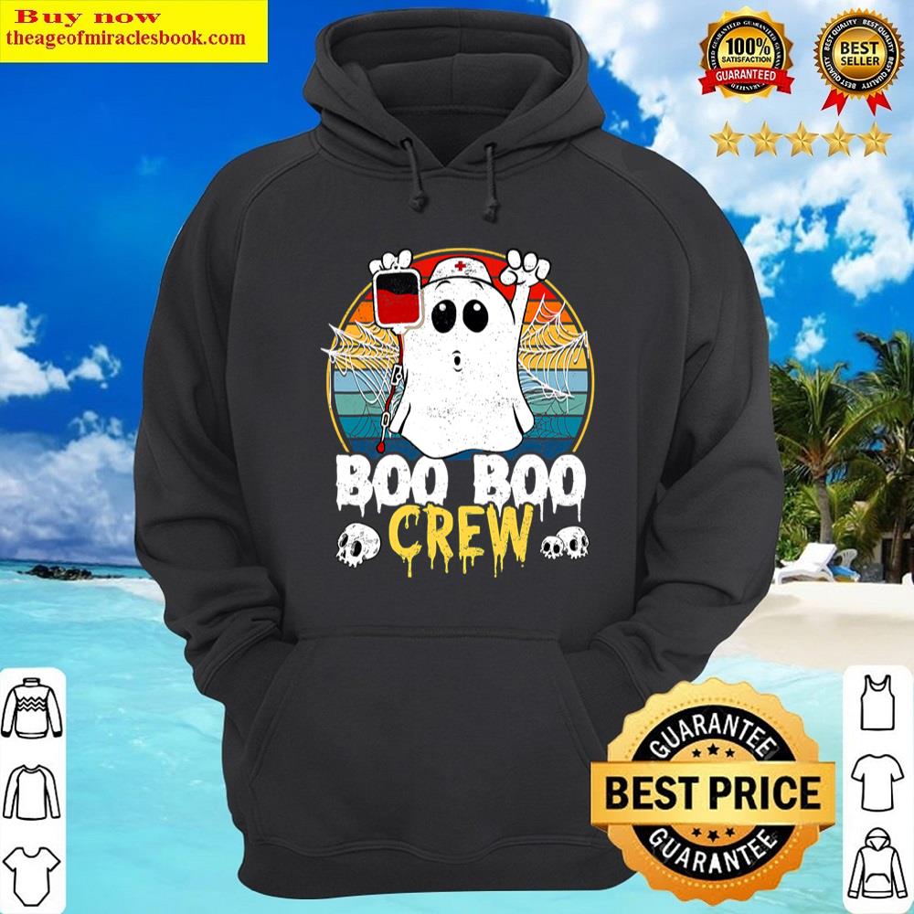 Boo Boo Crew Nurse Ghost Funny Halloween Costume Shirt Hoodie