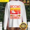 brooms are for beginners horses witch halloween 2022 sweater
