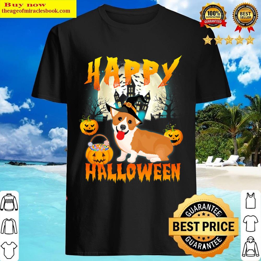 Corgi Happy Halloween Costume For Dog Lovers Shirt