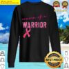 cousin of a warrior leopard breast cancer awareness t shirt sweater