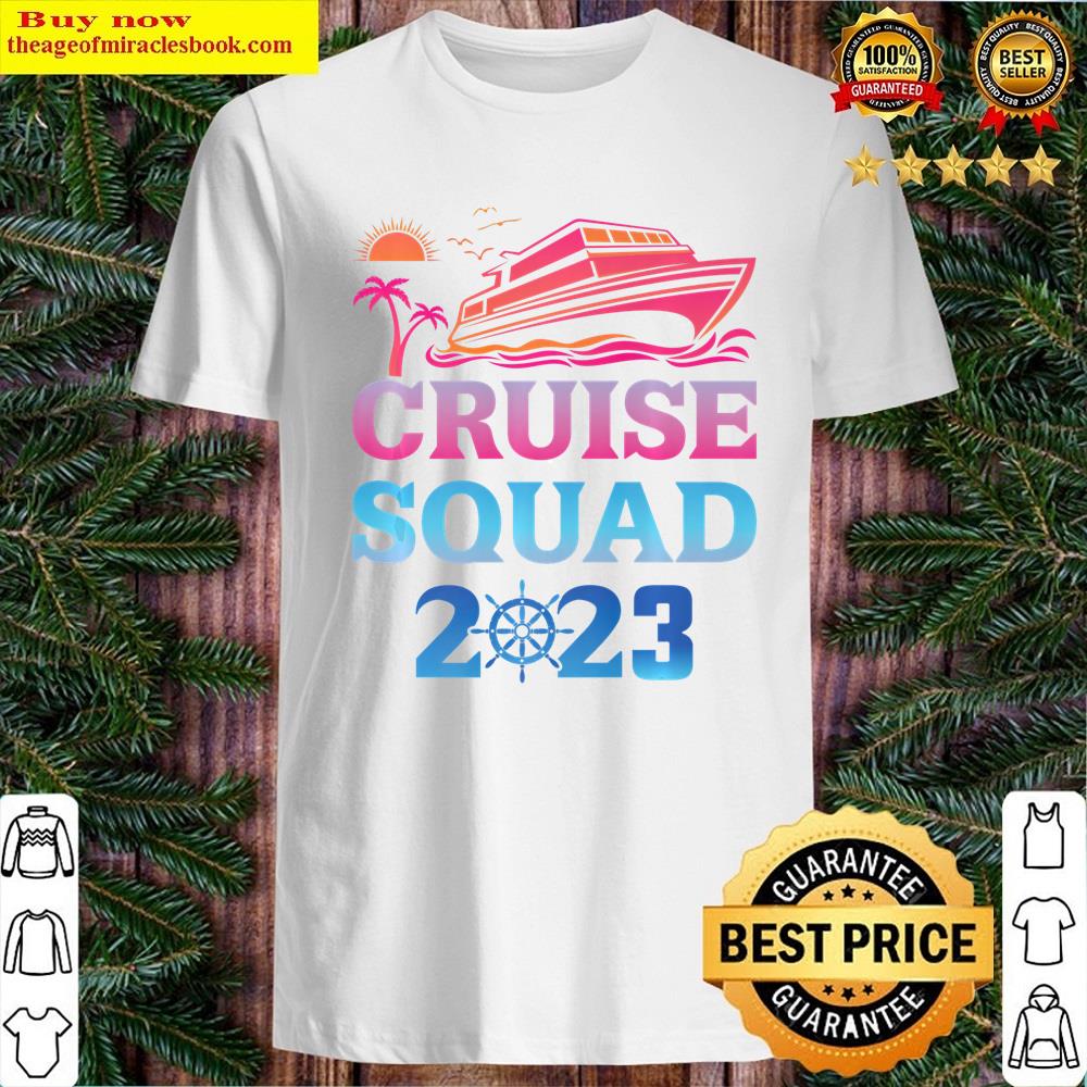 Family Cruise Squad 2023 Family Matching Group Squad Trip Shirt