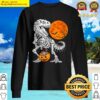 halloween boys dinosaur skeleton t rex scary pumpkin moon tank top sweater