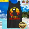 happy halloween horror black cat with knife scary spooky fun t shirt tank top