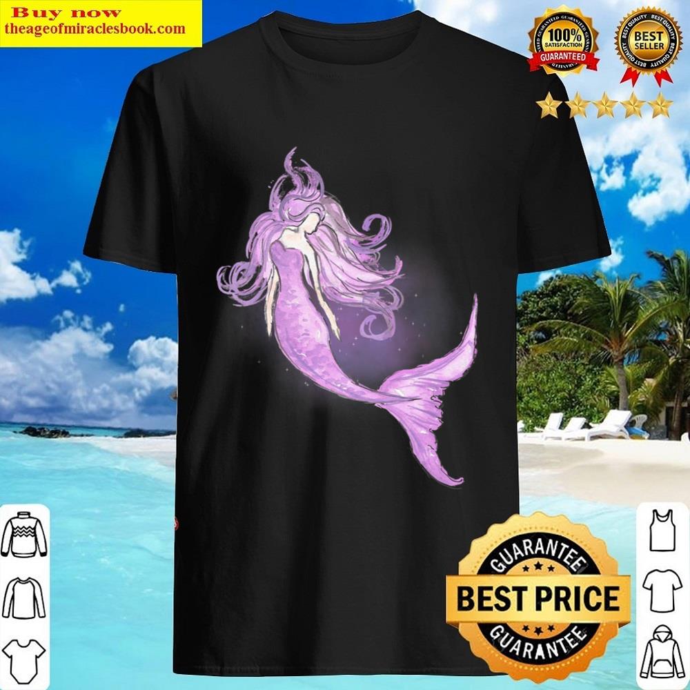 Mermaid Watercolor Fantasy Mythical Mystic Shirt