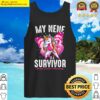 my nene is a survivor breast cancer awareness unicorn t shirt tank top