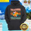 retro teacher daisy colorful elementary school teacher hoodie