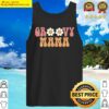 s groovy mama 70s aesthetic graphic design for v neck tank top