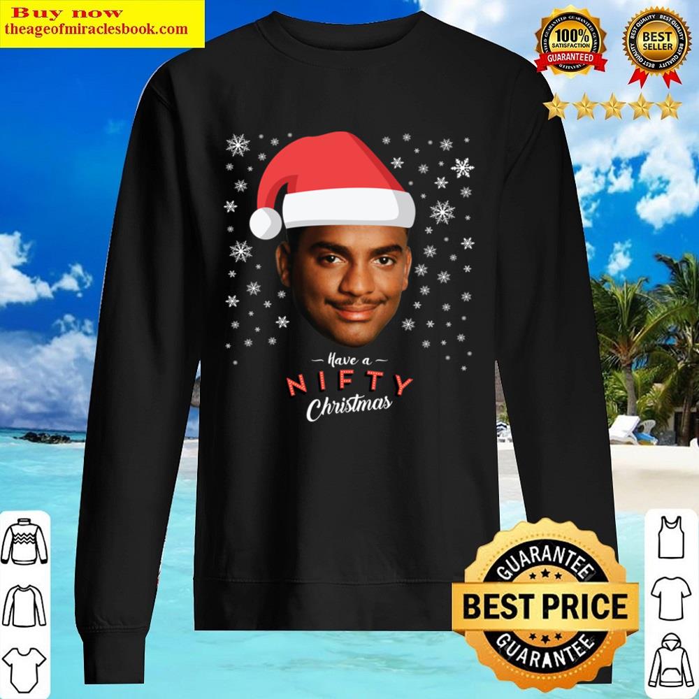 Carlton Banks Have A Nifty Christmas Fresh Prince Shirt Sweater