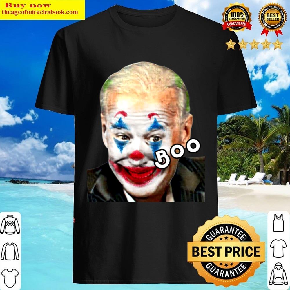 Funny Halloween Costume Political Adult Scary Clown Biden Shirt