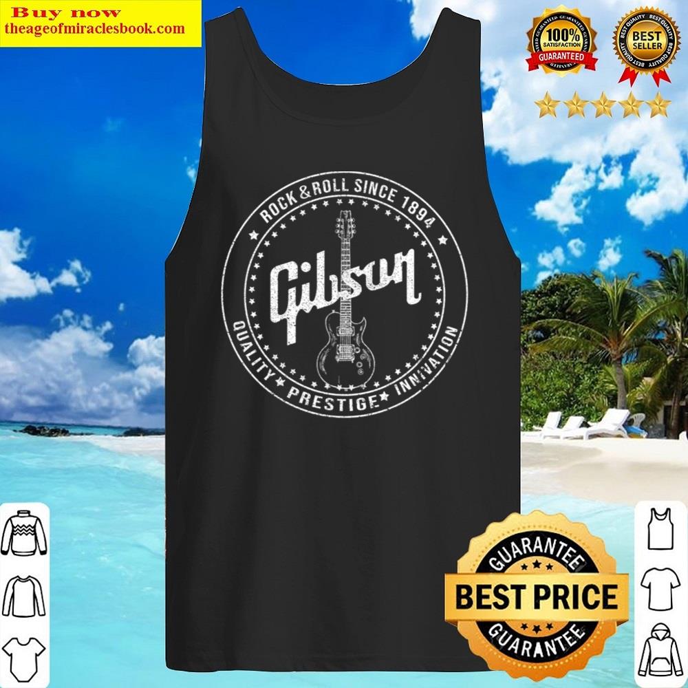 Gibson Since 1894 Mccarty Les Paul Guitar Vintage Style Shirt Tank Top