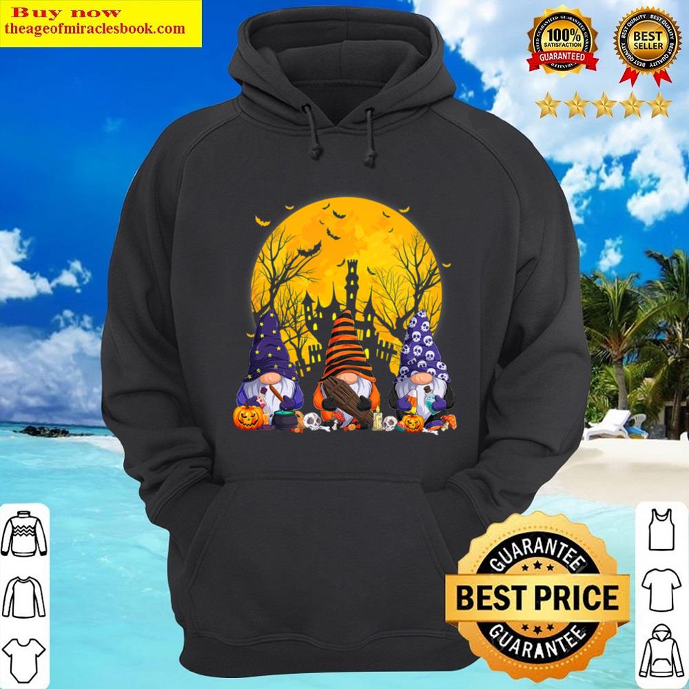 gnome witch halloween pumpkin autumn fall holiday 2022 t shirt hoodie
