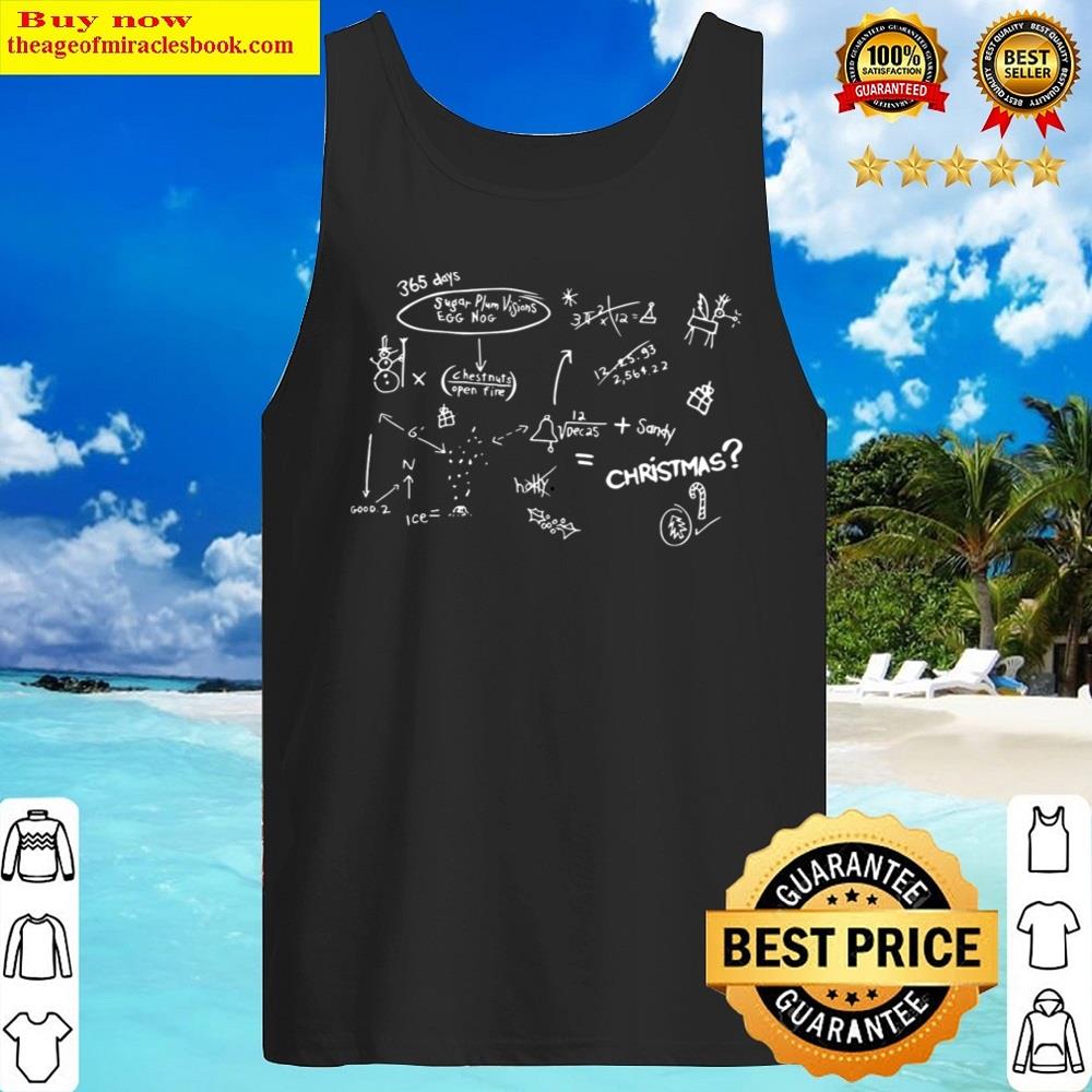 The Nightmare Before Christmas Equation Shirt Tank Top