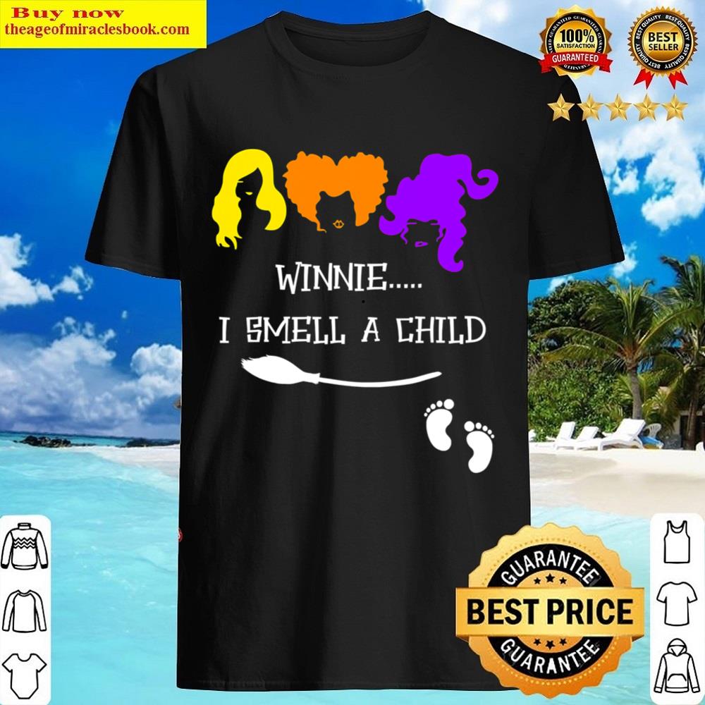 Winnie I Smell A Child Halloween Pregnancy Announcement Mom Shirt