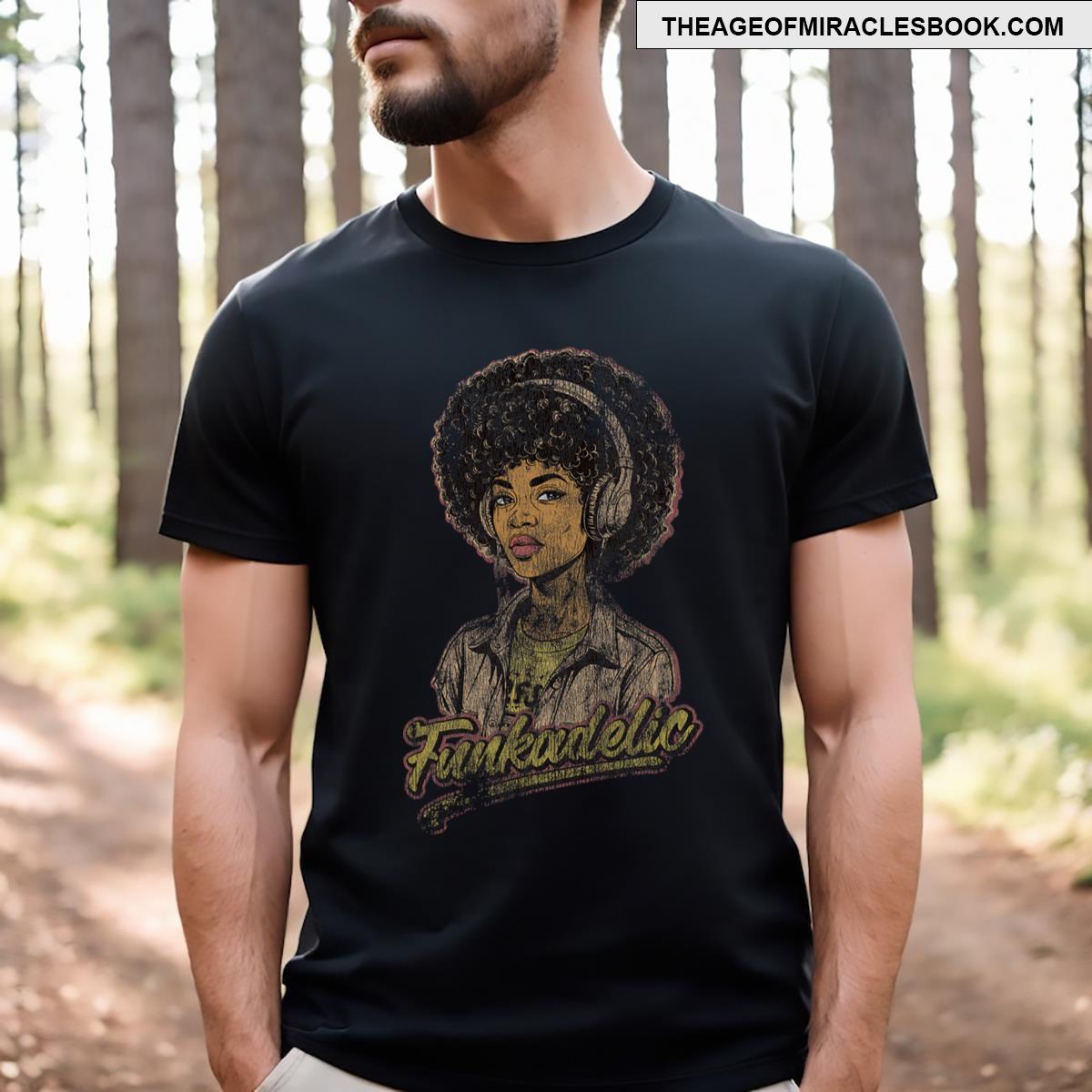 70s Funk Afro Soul Retro Vintage Style Graphic T-shirt