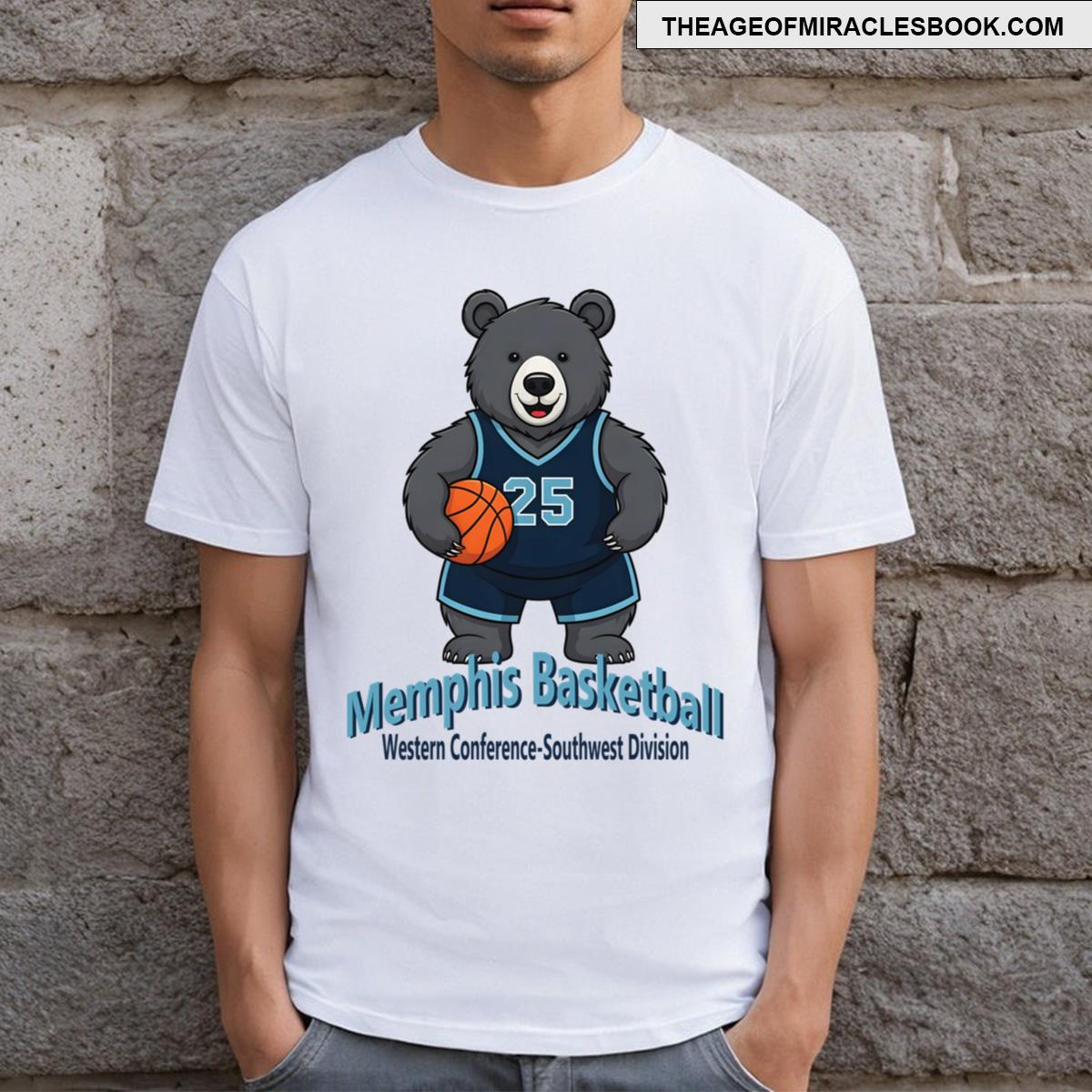Grizzly Bear Who Loves Basketball T-shirt